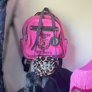 NEED GONE SEND OFFERS juicy couture pink backpack